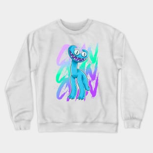 raimbow friends cyan Crewneck Sweatshirt